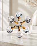 Crystal and Gold Decorative Jack Sculpture