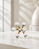 Crystal and Gold Decorative Jack Sculpture