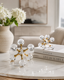 Crystal and Gold Decorative Jack Sculpture