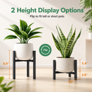 Adjustable Metal Plant Stand for 8"–12" Pots,