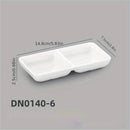 Porcelain White Tableware Plastic Seasoning