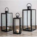 Stainless Decorative Candle Lantern Set of 3