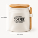 Storage Canister with Bamboo Lid & Spoon