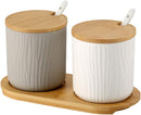 Grained seasoning jar (two)