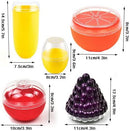Fruit and Vegetable Shaped Food Saver Storage Containers