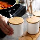 Grained seasoning jar (two)