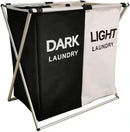 Large Laundry Hamper 3 Compartments