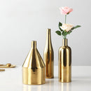 Ceramic Flower Golden Modern