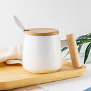 TEA CUP WITH HANDLE AND LID