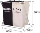 Large Laundry Hamper 3 Compartments