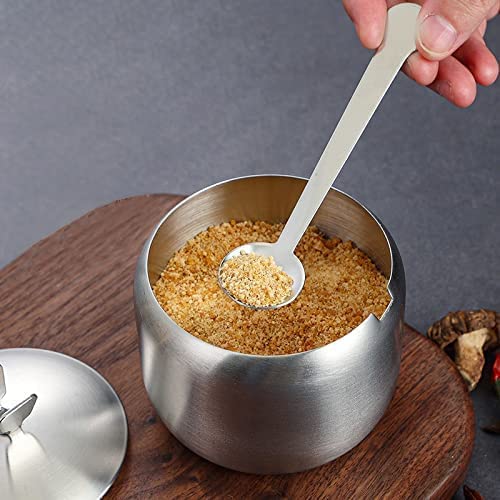 SEASONING BOX WITH LID AND SPOON CONDIMENT