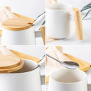 TEA CUP WITH HANDLE AND LID