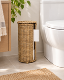 Woven Toilet Paper Holder with Storage