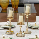 Glass Candleholders Clear
