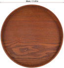 WOODEN PLATE SET