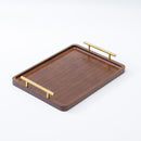 Wood Tray Rectangular Household