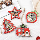 Wood Crafts Kids Gift for Home Christmas Party Decorations