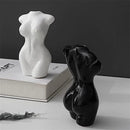 FEMALE BODY FORM ART CERAMIC VASE