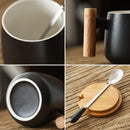 TEA CUP WITH HANDLE AND LID