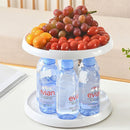 2-Tier Rotating Seasoning Holder 360 Degree Spice Jar Storage
