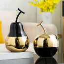 GOLD AND BLACK PEAR