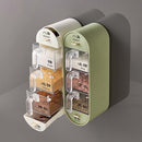PLASTIC WALL MOUNTED SPICE CONTAINER