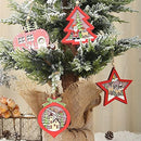 Wood Crafts Kids Gift for Home Christmas Party Decorations