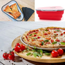 Reusable Pizza Storage Container with 5 Microwavable Serving Trays
