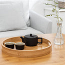 WOODEN ROUND TRAY