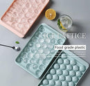 Round Ice Cube Tray with Lid & Bin Ice Ball Maker