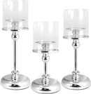 Glass Candleholders Clear