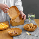 Plastic Square Small Plate Set