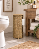 Woven Toilet Paper Holder with Storage