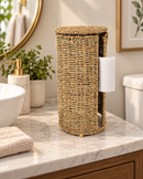 Woven Toilet Paper Holder with Storage