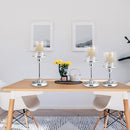 Glass Candleholders Clear