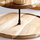 WOODEN TIER SERVING