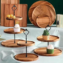 WOODEN TIER SERVING