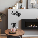 black wall sign words