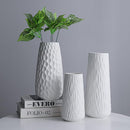 MODERN WHITE FLOWER VASE