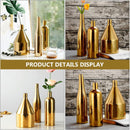 Ceramic Flower Golden Modern