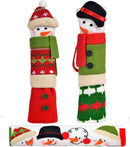 Snowman Theme Refrigerator Door Handle Covers