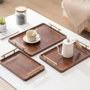 Wood Tray Rectangular Household