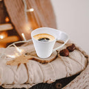 ELEGANT WAVE COFFEE MUG & PLATE