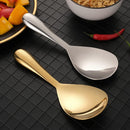 STAINLESS STEEL RICE SPOON_BLACK SILICONE RICE SPOON