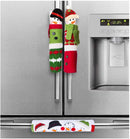 Snowman Theme Refrigerator Door Handle Covers