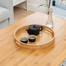 WOODEN ROUND TRAY