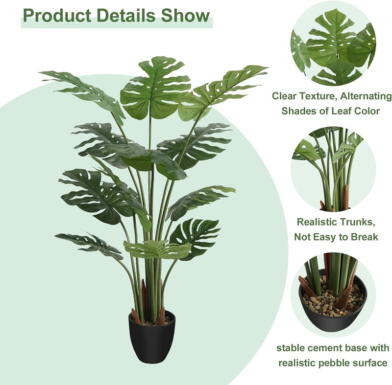 Simulation of potted turtle back tree