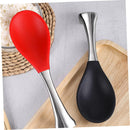 STAINLESS STEEL RICE SPOON_BLACK SILICONE RICE SPOON