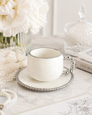 Vintage Pearl Edge Tea Cup & Saucer