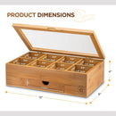 Bamboo Box 8 Piece Expandable Drawer